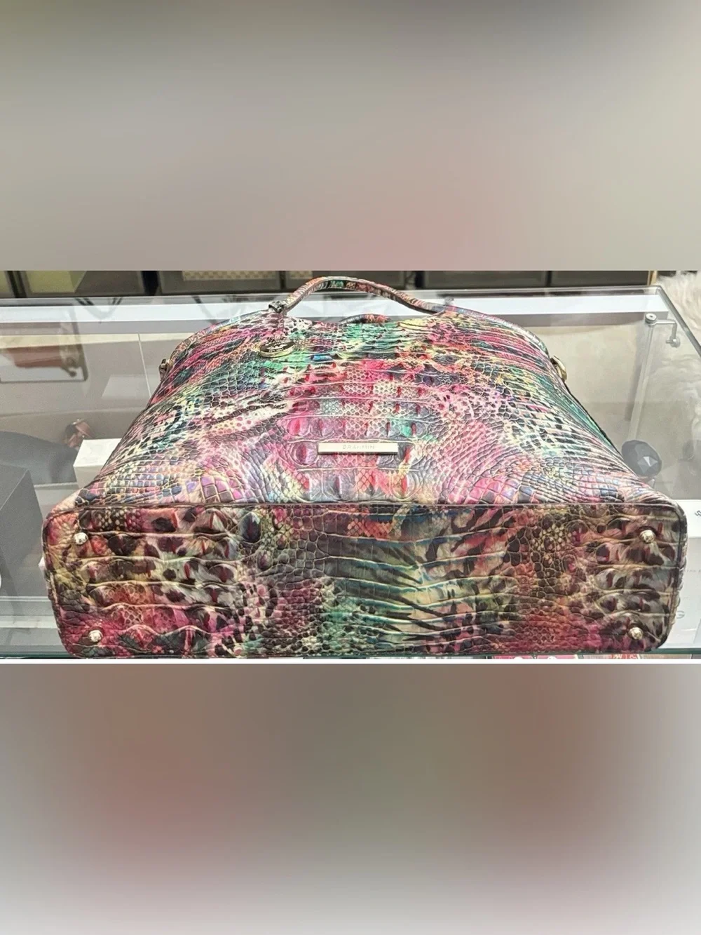 NWT Brahmin Large Elaine Shapeshifter Melbourne & Matching Wallet.
